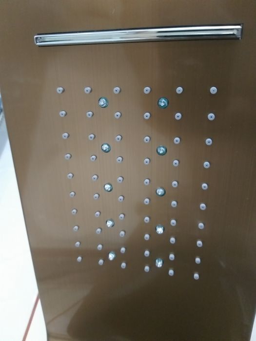 Panel de duș multifuncțional cu Led RoseGold