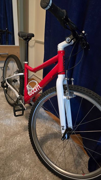 Bicicleta copii Woom 5 Original Rosu + alb