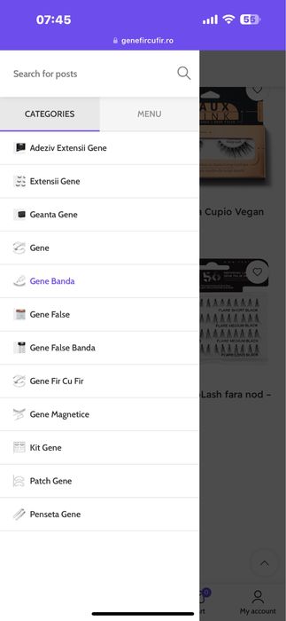 Vand site web genefircufir.ro structura wordpress responsvie