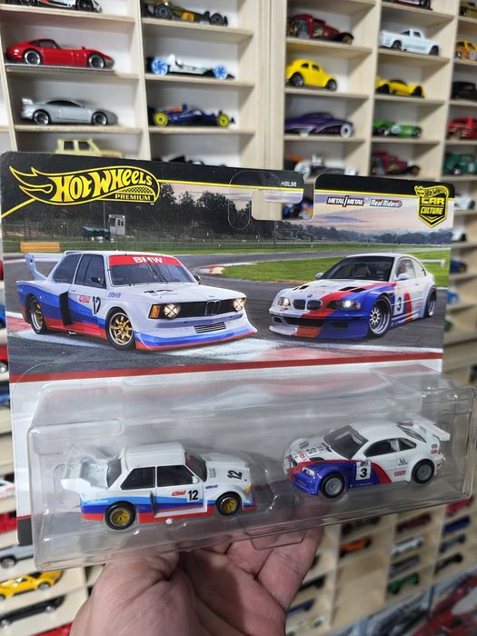Hot Wheels 2 pack Bmw 330 Group 5 &  2001 Bmw M3 GTR
