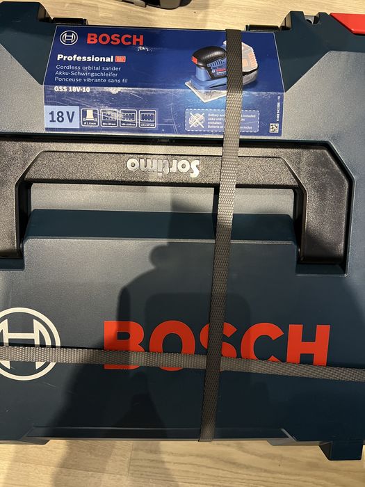 Slefuitor Bosch GSS 18V-10 cu ac.si inc.+accesorii-NOU