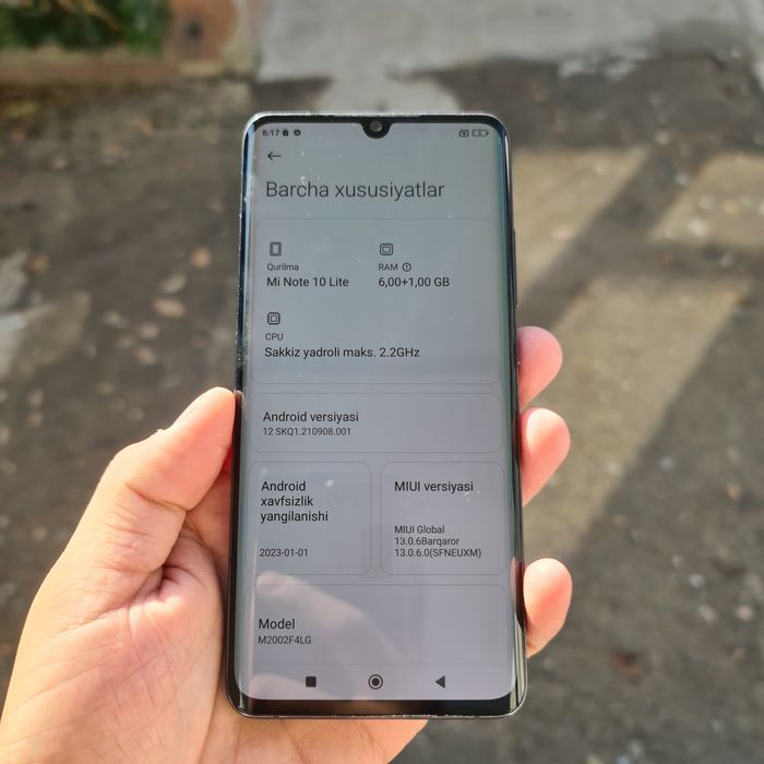 Mi Note 10Lite sotiladi