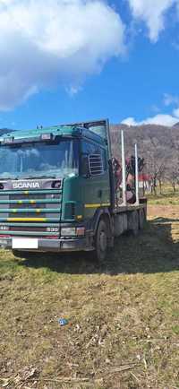 Macara forestira Scania , An 2000 , Stare bună functionare , 530 cp