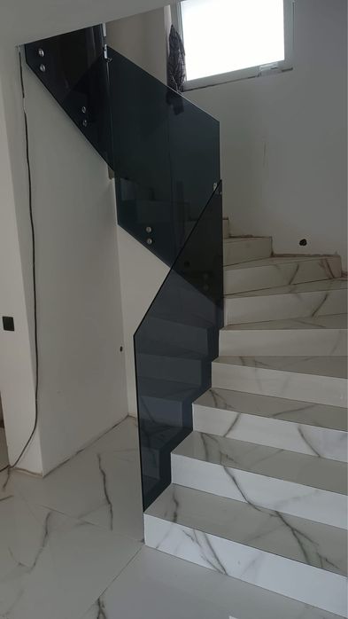 Balustrade sticla si inox