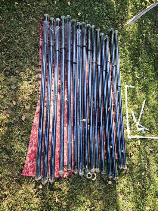 Panou solar Reecomer , inox, 15 tuburi, 120 l