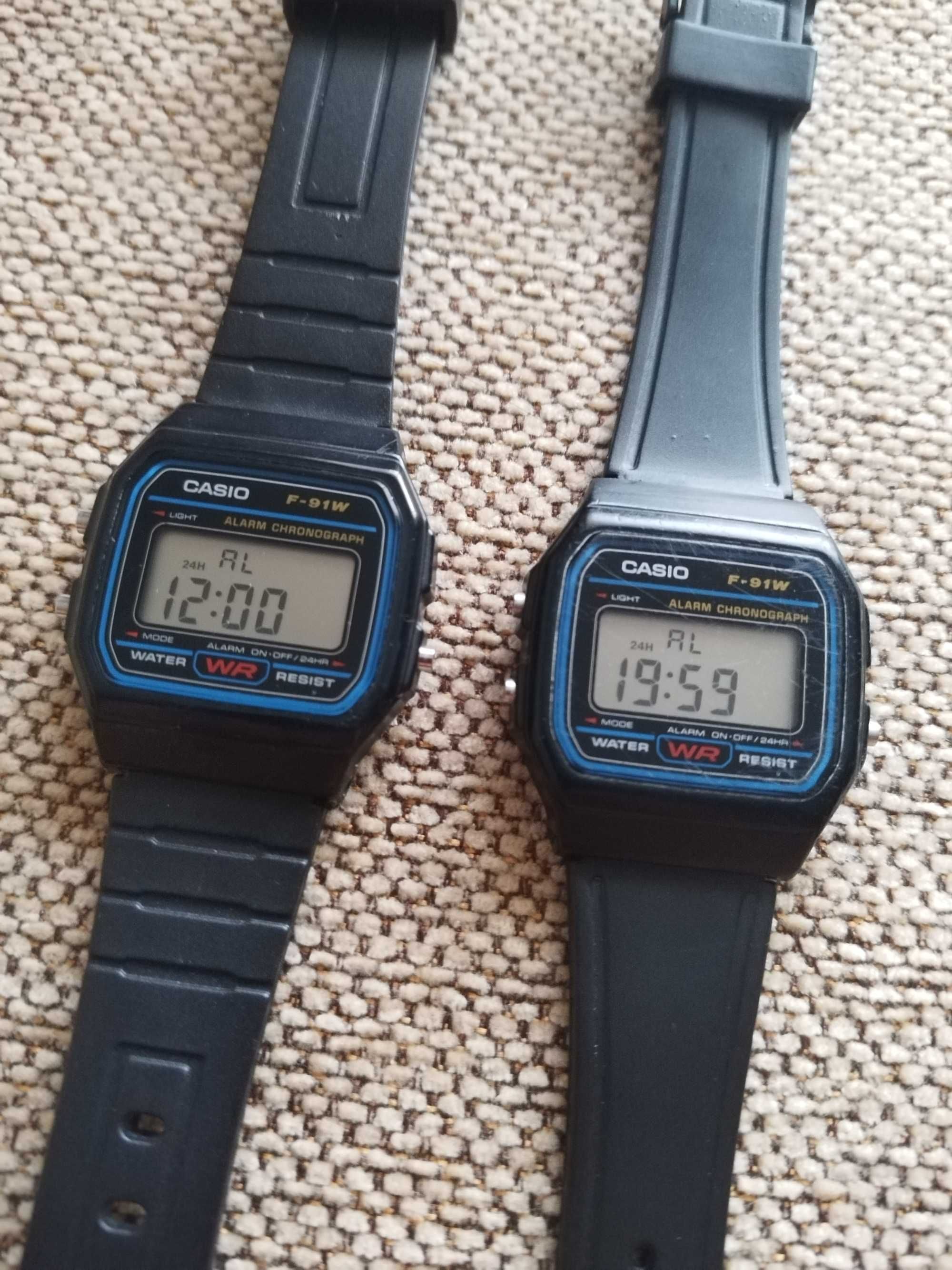 Ceas Casio F-91W Functionale 2 bucăti