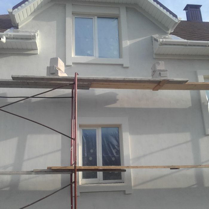 Покраска фасадов безвоздушкой!