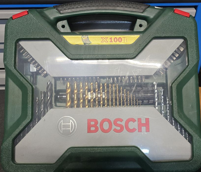 Set 100 accesorii burghie si biti BOSCH X-Line