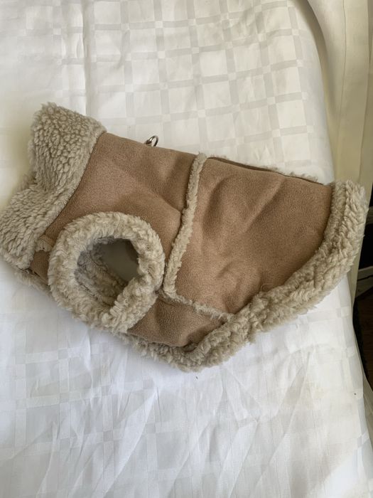 Комплект топъл елек и ботушки за кучета