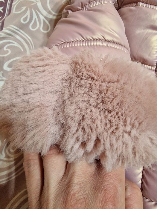 Пухено яке за момиченце