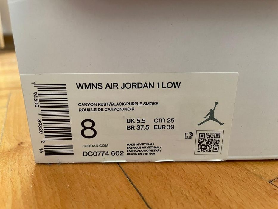 Sneakers Air Jordan 1 Low Canyon Rust mărimea 39