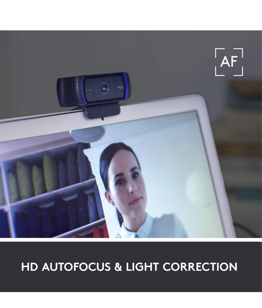 Camera web logitech HD Pro C920, full HD Negru