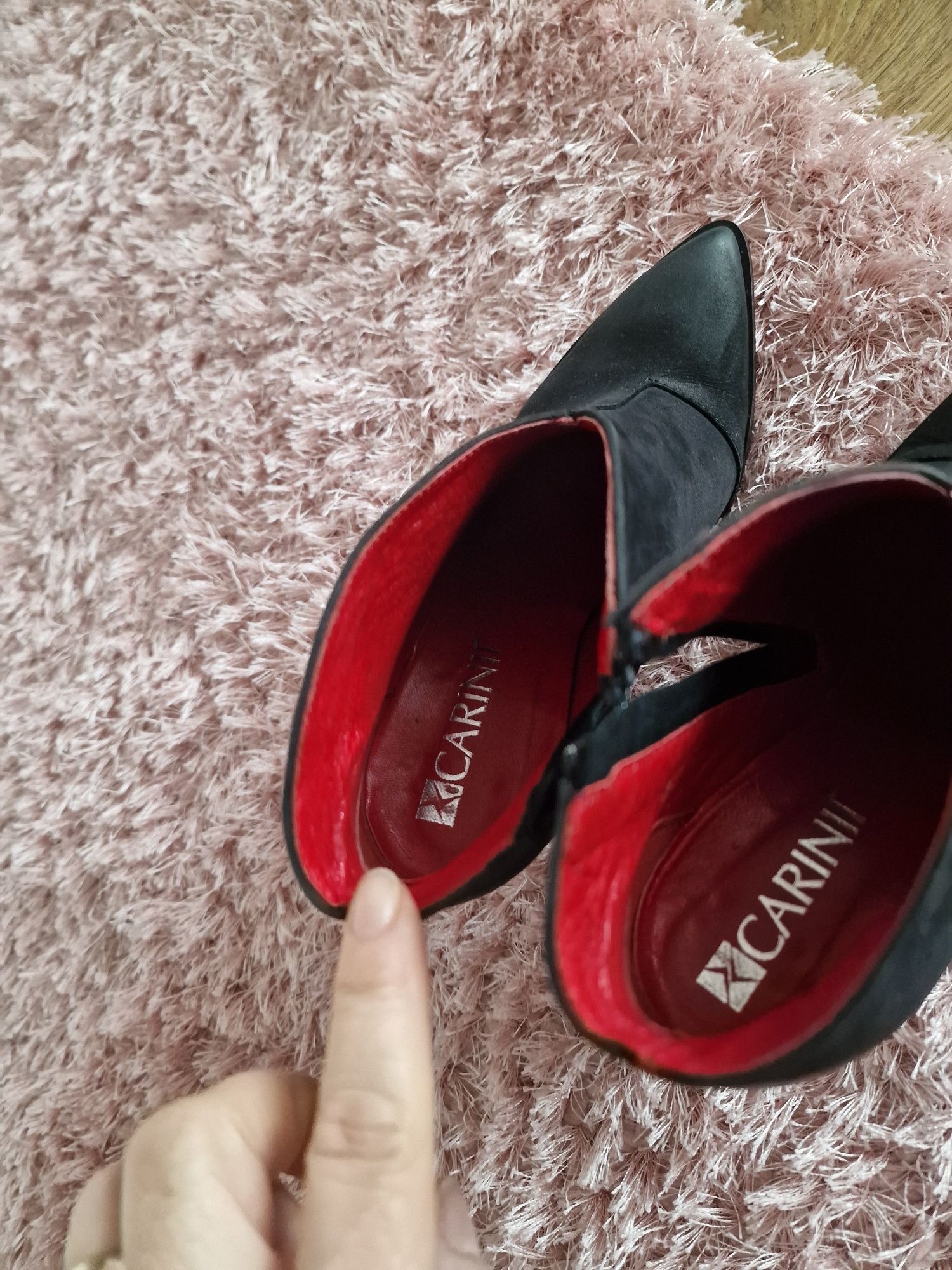 Botine Carini piele naturală