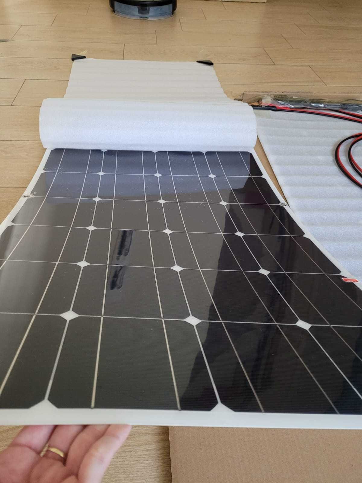 Kit panou solar flexibil 200w ( 2buc x 100w) , sistem fotovoltaic nou