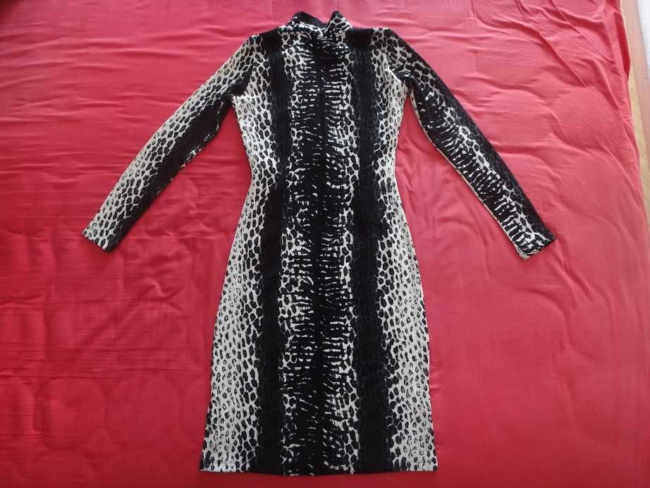 Нова плетена леопардова рокля Iltokoni