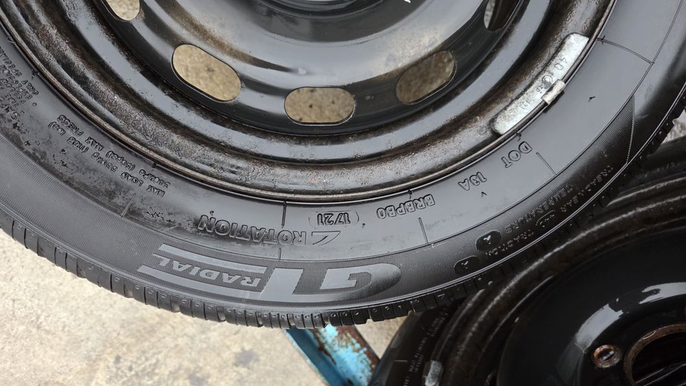 Set jante originale 4x108 Ford 175/65R14 cauciucuri Iarna Stare F buna