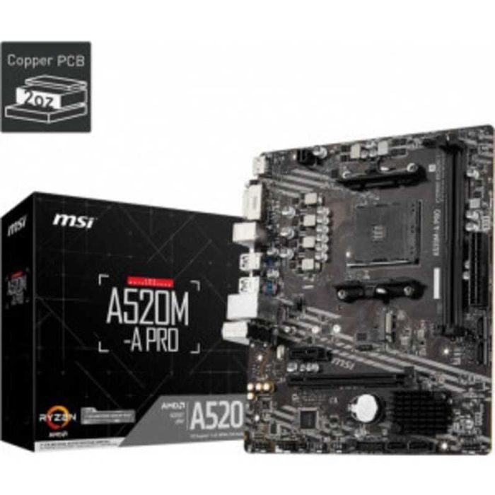 Placa de baza MSI A520M-A PRO , socket AM4