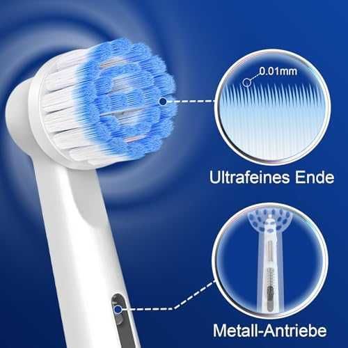 Нови 16 броя Нежни четки зъби Oral-B Sensitive накрайника грижа уста