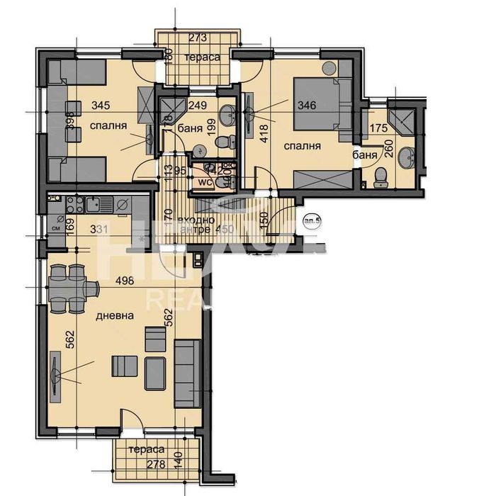 Продава се Тристаен апартамент в Пловдив, Център - 127 кв.м за 1182 €/кв.м - Снимка #6