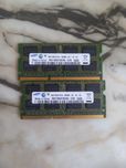 Памет за лаптоп 8GB (2x4GB)	PC3-8500  Samsung 1066MHz DDR3