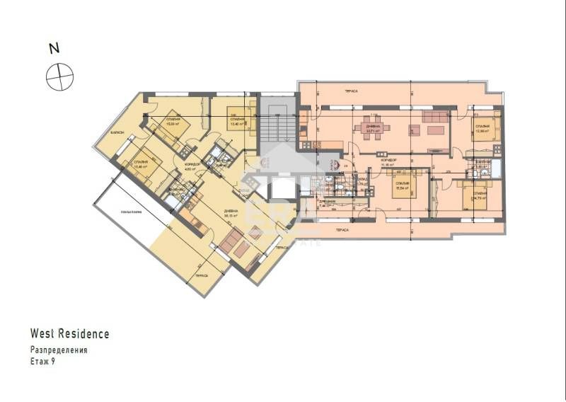 Продава се Четиристаен апартамент в София, Разсадника - 201 кв.м за 1742 €/кв.м - Снимка #3
