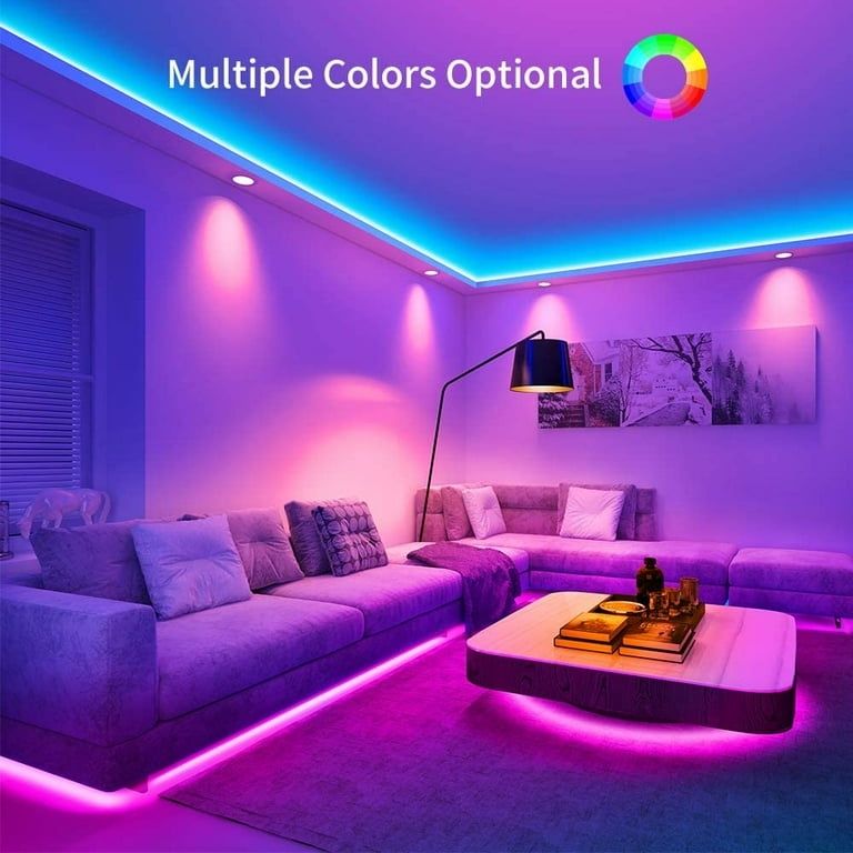 Умная лампочка RGB свет для дома Работает Алисой Alexa Google Asistant