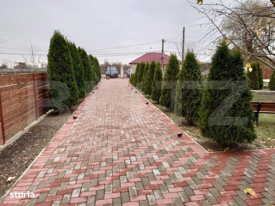 Casa 4 camere, 200 mp util, 1300 mp teren, Sculeni