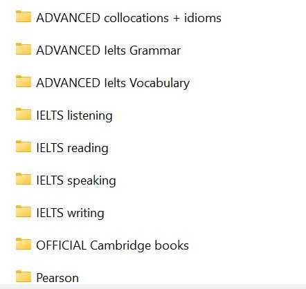 Книги для подготовки к IELTS