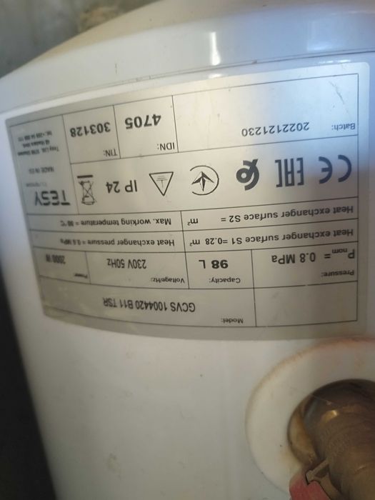 Boiler  tesy folosit 1 an
