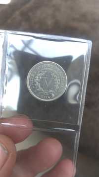 5 цента 1897г.САЩ с Римските числа.Рядка монета ,рядко излиза на пазар