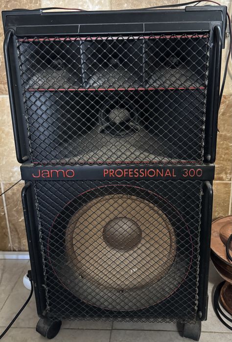 Stație audio Kenwood puternică + 2 boxe Jamo Professional 300