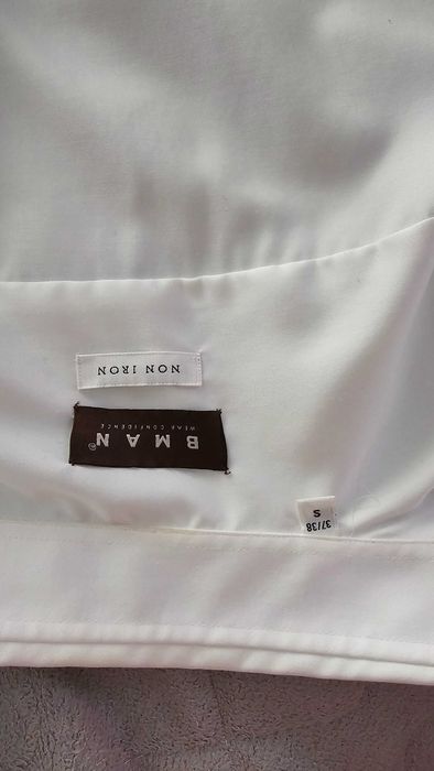 Camasa alba bumbac - non iron - potrivita si pt. birou