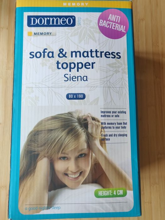 Saltea -topper Dormeo siena de 80 x190 cm