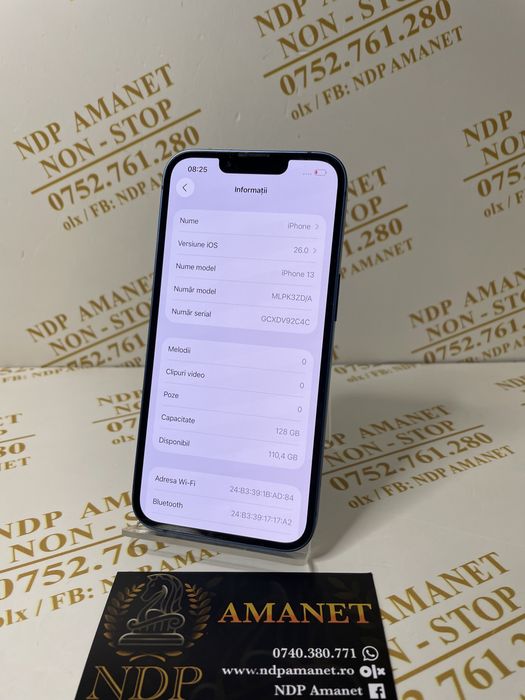 NDP Amanet Braila Iphone 13 128gb (44365)