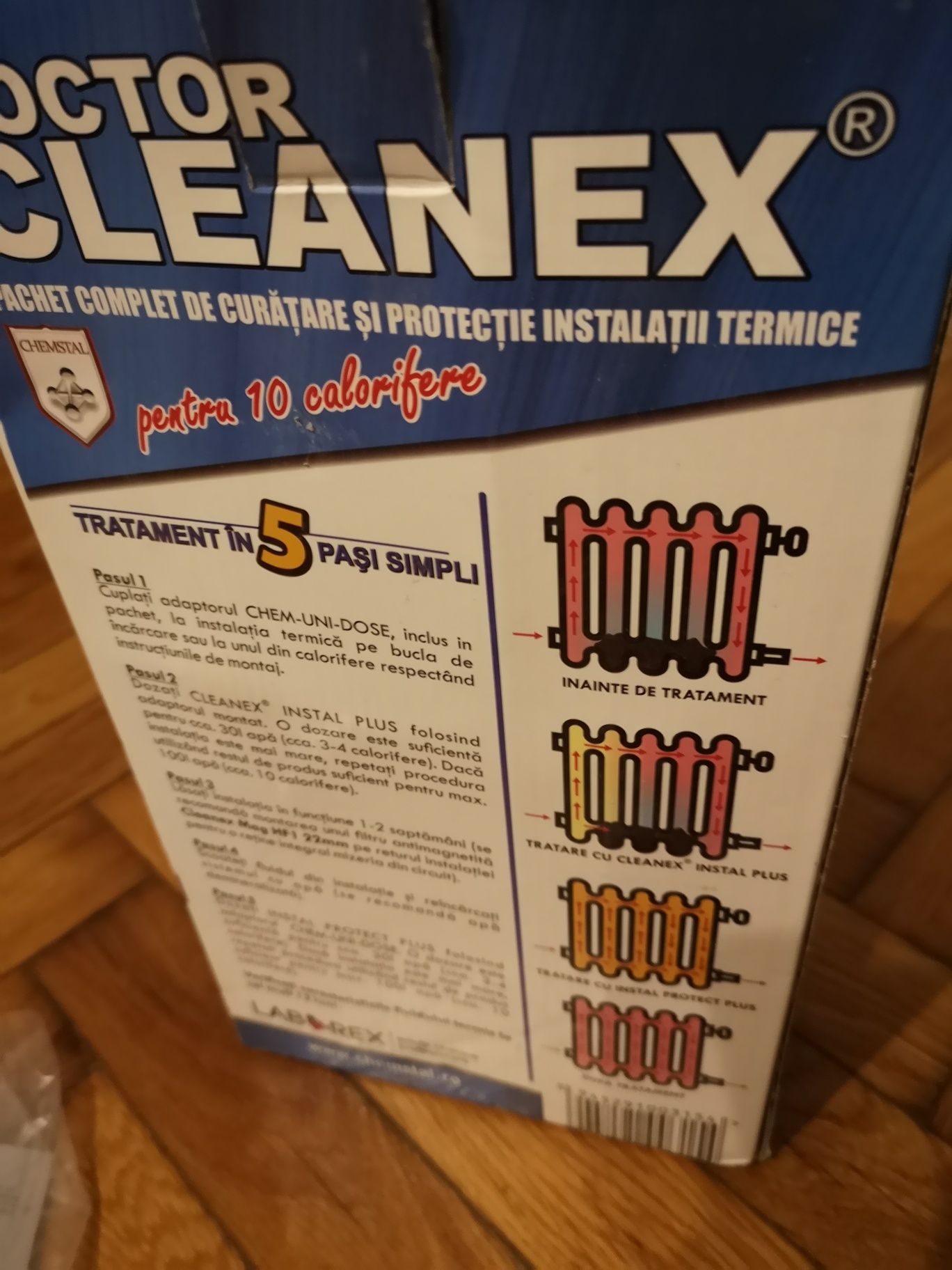 Pachet intretinere instalatie incalzire cu calorifere Doctor Cleanex