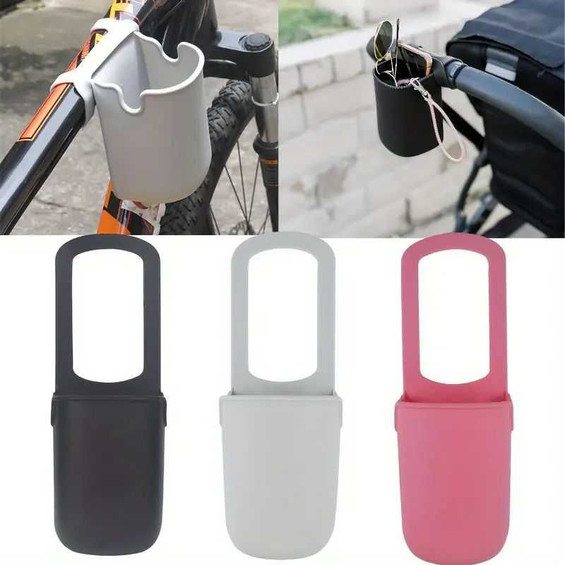 Suport de pahare din silicon versatil pentru bicicleta carucior scuter