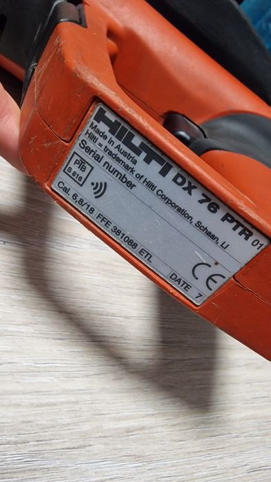 Pistol cuie beton Hilti DX 76 PTR