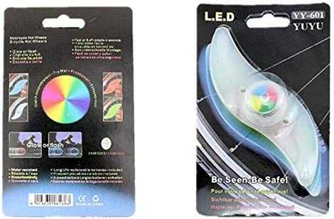 Lumini LED roti bicicleta multicolor RGBY