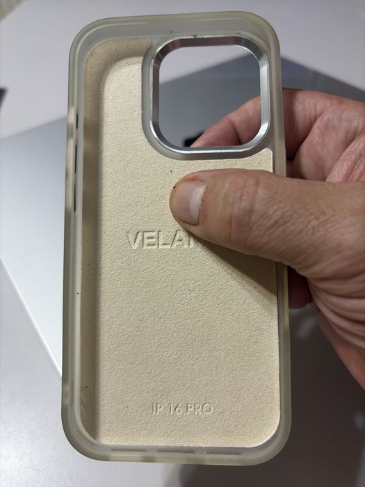 carcasa iphone 16 pro alba noua Velante