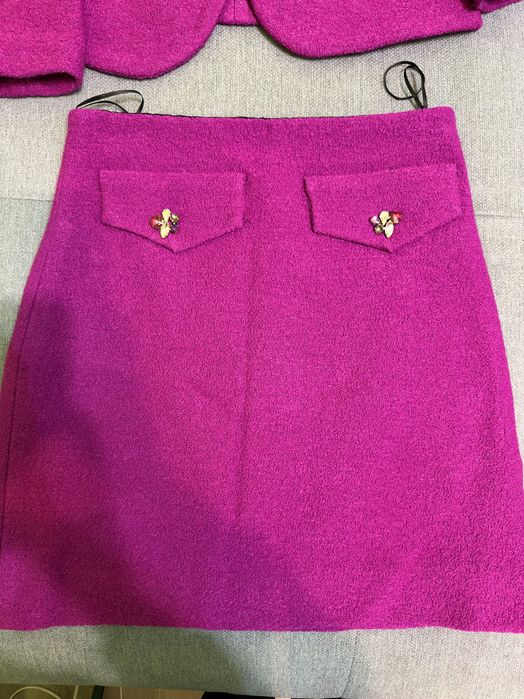 Лилав сет пола и жилетка Авин