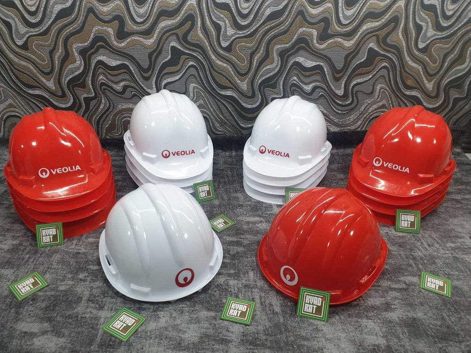 Печать на касках. Принт на касках. Брендирование касок.