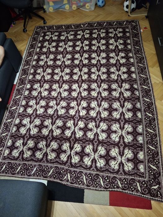 Cuvertura lână tesuta la război