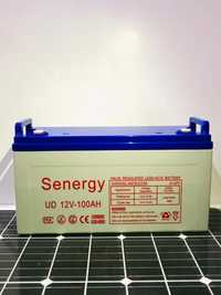 Аккумулятор 100ампер, AGM Senergy 100Ah для солнечных панелей тяговые