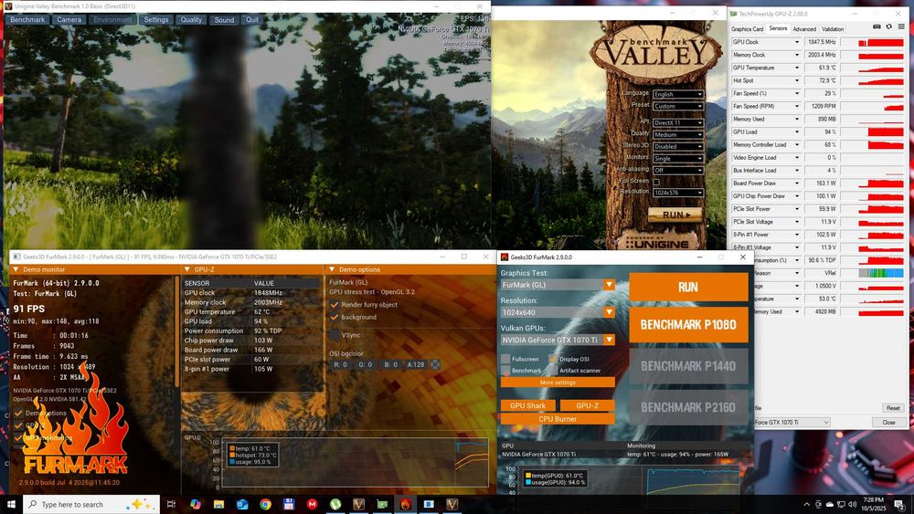 GIGABYTE GTX 1070 TI 8Gb gaming