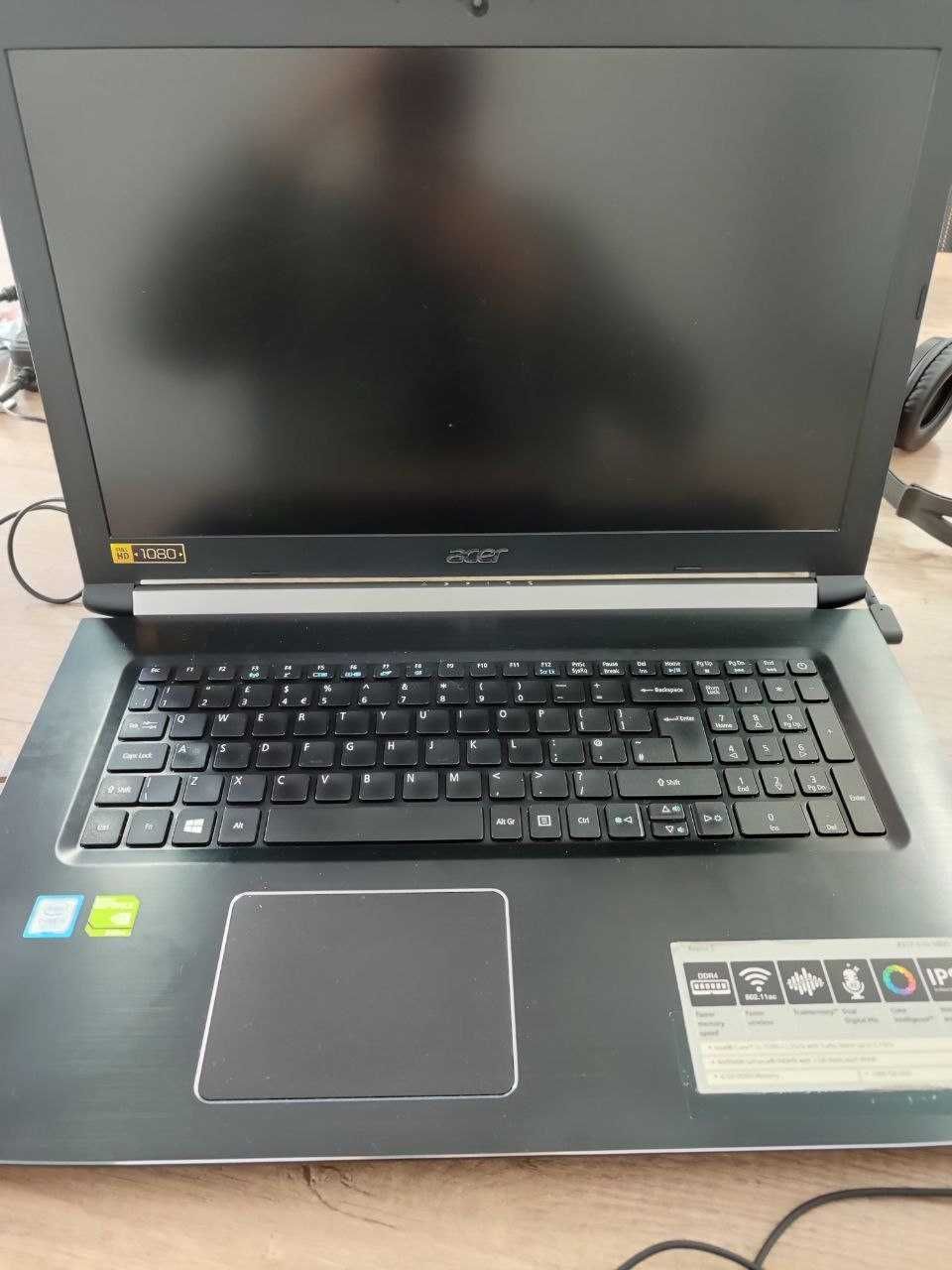 Noutebook Acer  Core i5 - 7200U 2.5GHz/ 8 GB DDR4 /  1 TB Hard /  17.3