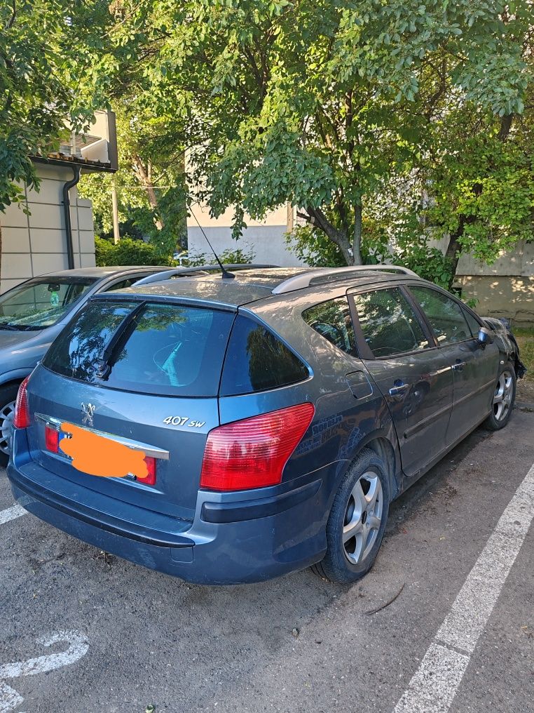 Peugeot 407 1.6 hdi pantru dezmembrari sau reparatie.