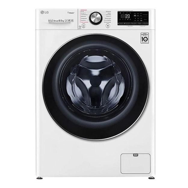 Стиральная машина LG F2V9GW9W (Белая) (С подачей пара+Turbo Wash) 8.5