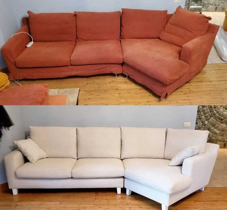 реставрация и перетяжка диванов, кресел, кровати