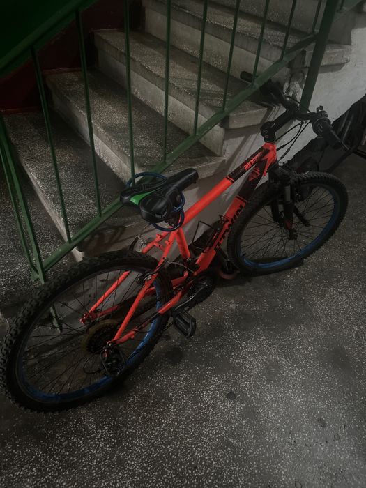 Bicicletă BTWIN Rockrider portocalie