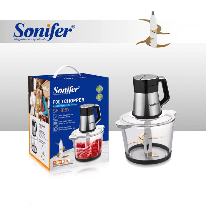 Доставка! Чоппер! Измельчитель еды Sonifer SF-8187